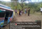 Sigap-di-Lokasi,-Personel-Polres-Malaka-Amankan-Kecelakaan-Tunggal-di-Malaka-Timur