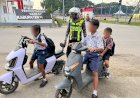Sat-Lantas-Polres-Malaka-Edukasi-Anak-Anak,-Sepeda-Listrik-Dilarang-Digunakan-di-Jalan-Raya