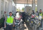 Satlantas-Polres-Malaka-Pastikan-Perjalanan-Rombongan-MOGE-GASAX-FLOBAMORATA-Aman-dan-Lancar-di-Jalur-Perbatasan