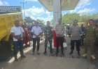 Polsek-Laenmanen-Bersama-Instansi-Terkait-Kawal-Penyaluran-BBM-di-APMS-Nurobo