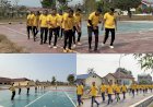 Jaga-Kebugaran-dan-Lestarikan-Budaya-Lokal,-Wakapolres-Malaka-Pimpin-Jalan-Sehat,-Senam,-dan-Tarian-Jai-Bersama-Personel