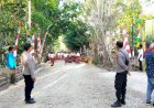 Pengawalan-Humanis-Polsek-Malaka-Timur,-Pastikan-Misa-Syukur-25-Tahun-Imamat-Berlangsung-Aman-dan-Khidmat