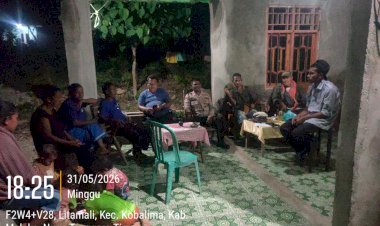 Polsek-Kobalima-Perkuat-Edukasi-Kamtibmas,-Ajak-Warga-Jadi-Garda-Terdepan-Keamanan-Lingkungan