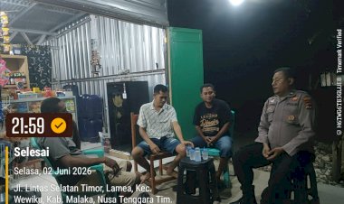 Edukasi-Warga-Saat-Patroli,-Polsek-Wewiku-Perkuat-Pencegahan-Tindak-Kriminal