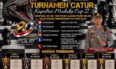 Semarak-HUT-Bhayangkara-ke-80,-Polres-Malaka-Gelar-Turnamen-Catur-Kapolres-Malaka-Cup-II