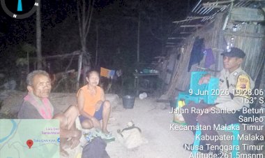 Polsek-Malaka-Timur-Rangkul-Warga-dan-Sopir-Truk-dalam-Menjaga-Kamtibmas