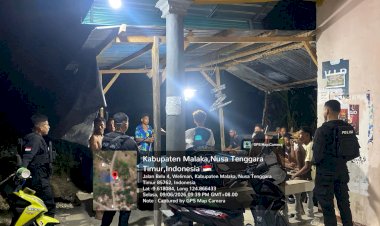 Patroli-Tengah-Malam-Polres-Malaka-Sasar-Kos-Kosan-dan-Titik-Rawan-Curanmor,-Warga-Diimbau-Tingkatkan-Kewaspadaan