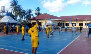Semarak-HUT-Bhayangkara-ke-80,-Turnamen-Bola-Voli-Polres-Malaka-Pererat-Silaturahmi-dan-Sportivitas