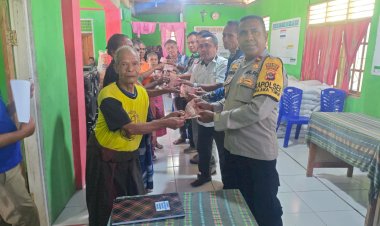 Polri-Kawal-Penyaluran-BLT-DD-dan-Bantuan-Pangan-di-Raiulun,-Pastikan-Berjalan-Aman-dan-Tepat-Sasaran