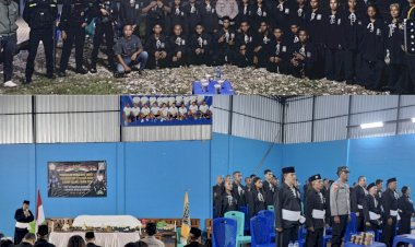 Polres-Malaka-Amankan-Kegiatan-Pengesahan-Warga-Baru-PSHT,-Situasi-Tetap-Kondusif-Hingga-Selesai