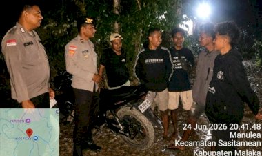 Patroli-dialogis-Polsek-Sasitamean-perkuat-pencegahan-curanmor-dan-gangguan-kamtibmas