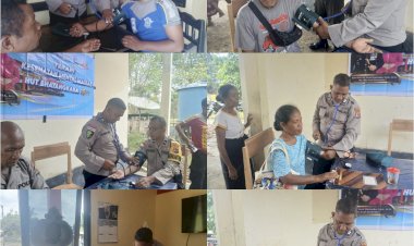 Sambut-Hari-Bhayangkara-ke-80,-Sidokkes-Polres-Malaka-Gelar-Cek-Kesehatan-Gratis-untuk-Personel-dan-Masyarakat