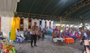 Kapolsek-Malaka-Barat-Berikan-Himbauan-Kamtibmas-di-Pesta-Pernikahan,-Wujudkan-Perayaan-yang-Aman-dan-Kondusif