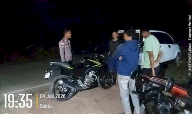 Patroli-Malam-Polsek-Laenmanen,-Antisipasi-Kenakalan-Remaja-dan-Jaga-Kondusivitas-Kamtibmas