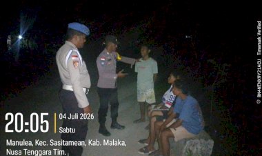 Patroli-Dialogis-Polsek-Sasitamean,-Wujud-Nyata-Polri-Cegah-Curanmor-dan-Jaga-Kondusivitas-Kamtibmas