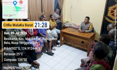 Respon-cepat-Polsek-Malaka-Barat-wujudkan-perdamaian-antara-dua-kelompok-pemuda-di-Desa-Sikun