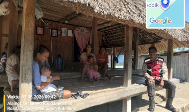 Polsek-Kobalima-Intensifkan-Patroli-Siang,-Sampaikan-Imbauan-Kamtibmas-untuk-Cegah-Gangguan-Keamanan