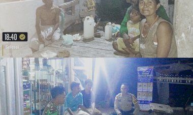 Polsek-Wewiku-Hadir-di-Tengah-Masyarakat,-Patroli-Malam-Jaga-Desa-Tetap-Aman