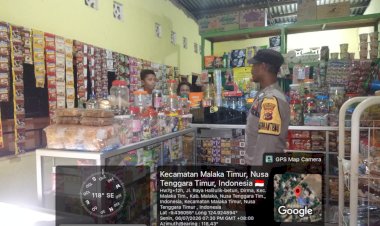 Polsek-Malaka-Timur-Gencarkan-Imbauan-Kamtibmas,-Ajak-Masyarakat-Bersama-Ciptakan-Lingkungan-Aman-dan-Kondusif