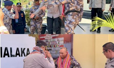 Kapolres-Malaka-Terima-Kunjungan-Silaturahmi-Komandan-UPF-PNTL,-Perkuat-Sinergi-Keamanan-Perbatasan-Indonesia–Timor-Leste