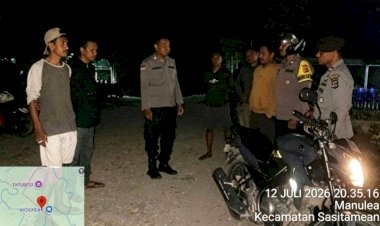 Patroli-Dialogis-Polsek-Sasitamean,-Wujud-Komitmen-Polri-Cegah-Curanmor-dan-Jaga-Kondusivitas-Kamtibmas
