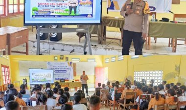 Kapolsek-Malaka-Barat-Edukasi-Pelajar-SMP-Bijak-Bermedia-Sosial-pada-Kegiatan-MPLS