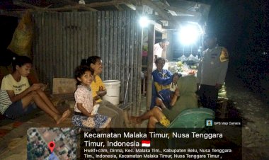 Polsek-Malaka-Timur-Hadir-Menjaga-Malam,-Merawat-Rasa-Aman-Masyarakat-dengan-Patroli-Humanis