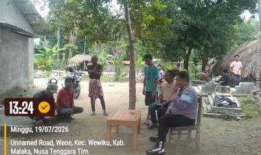 Patroli-Siang-Polsek-Wewiku-Hadirkan-Rasa-Aman,-Warga-Diajak-Aktif-Menjaga-Kamtibmas