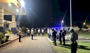 Pastikan-Kesiapsiagaan-Personel,-Kabag-Ops-Pimpin-Apel-Siaga-dan-Pengecekan-Kehadiran-Anggota-Polres-Malaka