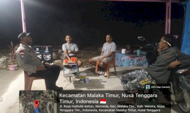 Cegah-Gangguan-Kamtibmas-Sejak-Dini,-Polsek-Malaka-Timur-Perkuat-Kehadiran-Polri-di-Tengah-Masyarakat
