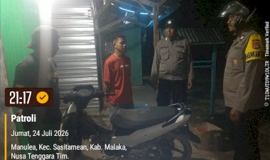 Patroli-Dialogis-Polsek-Sasitamean-Perkuat-Pencegahan-Curanmor,-Ajak-Warga-Jaga-Kamtibmas-Secara-Bersama