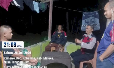 Hadir-di-Tengah-Masyarakat,-Polsek-Kobalima-Perkuat-Kamtibmas-Melalui-Patroli-Dialogis-dan-Edukasi-Warga