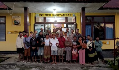 Polsek-Sasitamean-Fasilitasi-Penyelesaian-Kasus-Penganiayaan-Melalui-Restorative-Justice,-Utamakan-Perdamaian-dan-Pemulihan-Hubungan