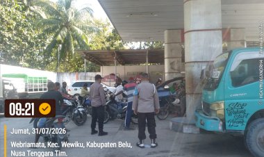 Cegah-Penyalahgunaan-BBM,-Polsek-Wewiku-Intensifkan-Patroli-Dialogis-dan-Penertiban-di-APMS-Webriamata