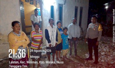 Polisi-Hadir-di-Tengah-Warga,-Polsek-Weliman-Jaga-Malam-Tetap-Aman-dan-Kondusif