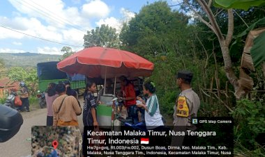 Polisi-Hadir-di-Pasar-Boas,-Polsek-Malaka-Timur-Ajak-Warga-Jaga-Keamanan-dan-Ketertiban
