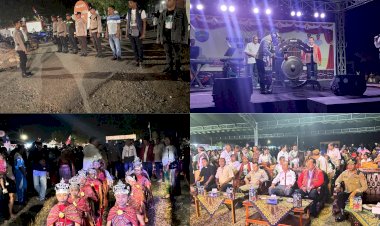 Polisi-Kawal-Pekan-Kebudayaan-Malaka,-Semarak-Kemerdekaan-Berlangsung-Aman-dan-Meriah