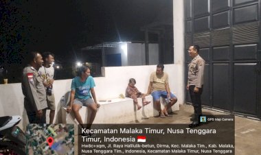 Malam-Hari,-Polisi-Hadir-Menyapa-Warga-Malaka-Timur:-Jaga-Kamtibmas-Dimulai-dari-Kepedulian-Bersama
