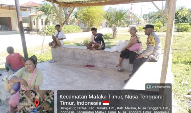 Dari-Pasar-hingga-Jalan-Utama,-Bhabinkamtibmas-Polsek-Malaka-Timur-Ajak-Warga-Jaga-Kamtibmas