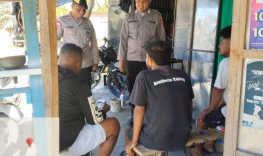 Siang-Hari-Polisi-Sisir-Wilayah-Rawan-Curanmor,-Warga-Sasitamean-Diajak-Perkuat-Kewaspadaan