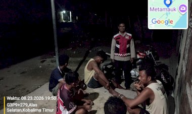Polsek-Kobalima-Perkuat-Kewaspadaan-Warga,-Cegah-Gangguan-Kamtibmas-Sejak-Dini