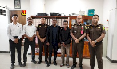 Polres-Malaka-Tuntaskan-Tahap-II-Perkara-Dugaan-Korupsi-Dana-Desa-Nabutaek,-Tersangka-Diserahkan-kepada-Jaksa-Penuntut-Umum