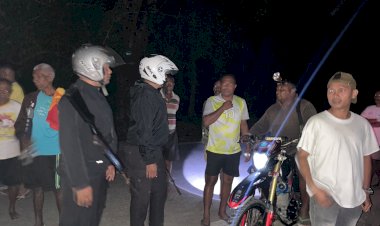 Polsek-Malaka-Tengah-Respons-Cepat-Informasi-Pemalangan-Jalan,-Situasi-Kembali-Kondusif