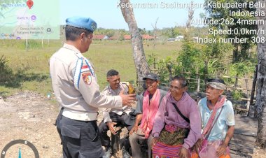 Hari-Pasar-Kaputu-Jadi-Perhatian-Polisi,-Polsek-Sasitamean-Ajak-Warga-Bersama-Jaga-Keamanan