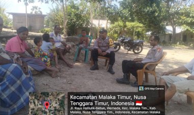 Polisi-Sambangi-Warga-di-Malaka-Timur,-Bangun-Kesadaran-Bersama-Cegah-Gangguan-Kamtibmas