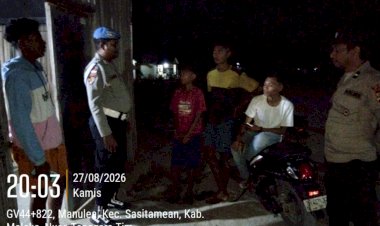 Polsek-Sasitamean-Tingkatkan-Patroli-Dialogis,-Cegah-Curanmor-dan-Jaga-Kamtibmas