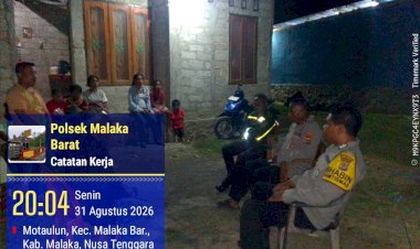 Bangun-Kesadaran-Bersama,-Polsek-Malaka-Barat-Ajak-Warga-Jaga-Keamanan-Lingkungan