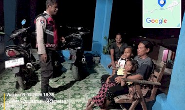 Wujudkan-Kamtibmas-Kondusif,-Polsek-Kobalima-Perkuat-Patroli-Dialogis-dan-Edukasi-Warga