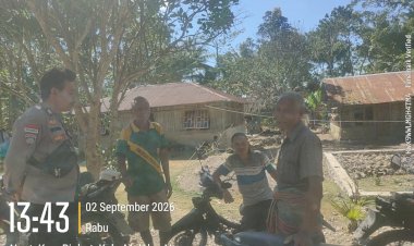 Polisi-Hadir-di-Tengah-Aktivitas-Warga,-Polsek-Rinhat-Cegah-Gangguan-Kamtibmas-Sejak-Dini
