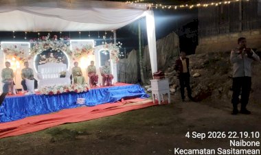 Polsek-Sasitamean-Hadir-di-Tengah-Masyarakat,-Sampaikan-Imbauan-Kamtibmas-di-Acara-Pernikahan